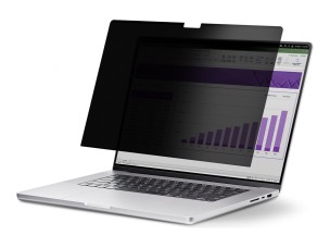 Startech 15-inch MacBook Air 2023 Laptop Privacy Screen, Removable and Reversible Anti-Glare Privacy Filter, Magnetic Laptop Screen Protector with +/- 30 Deg. Viewing Angle - 51% Blue Light Reduction (15MAM-PRIVACY-SCREEN) - notebook privacy filter
