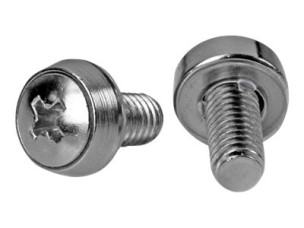 Startech 50 Pkg M6 Mounting Screws for Server Rack Cabinet (CABSCREWSM6) - screw kit
