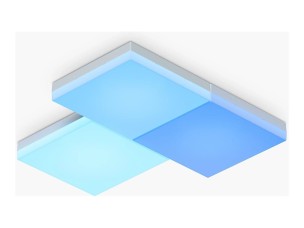 Nanoleaf Skylight Starter Kit - ceiling light panel - LED - 300 x 300 mm - 16 W - total: 50 W - RGB/warm to cool white light - 2700-6500 K - square (pack of 3)
