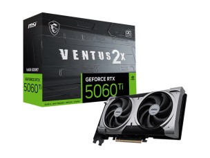 MSI GeForce RTX 5060 Ti 16G VENTUS 2X OC PLUS - graphics card - GeForce RTX 5060 Ti - 16 GB