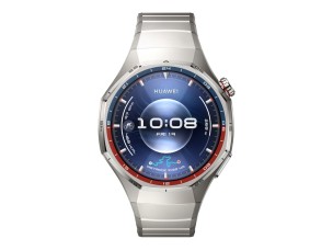 Huawei Watch GT 6 Pro - titanium alloy - smart watch with strap - silver - silver