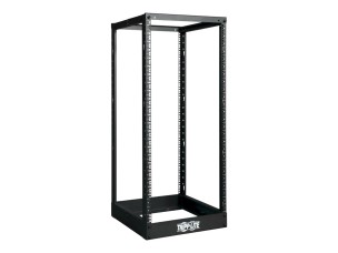 Eaton Tripp Lite Series 25U 4-Post Open Frame Rack Cabinet Square Holes 1000lb Capacity - rack - 25U
