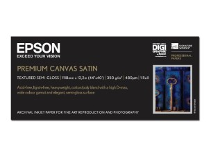 Epson PremierArt Water Resistant Canvas - canvas paper - glossy - 1 roll(s) - Roll (111.8 cm x 12.2 m) - 350 g/m²