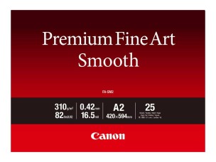 Canon Premium Fine Art FA-SM2 - photo paper - smooth - 25 sheet(s) - A2 - 310 g/m²