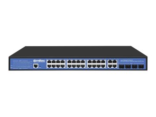 Ernitec - switch - layer 2+ - 24 ports - Managed - rack-mountable