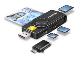 AXAGON SMART card reader - USB 2.0