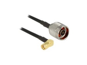 Delock antenna cable - 30 cm - black