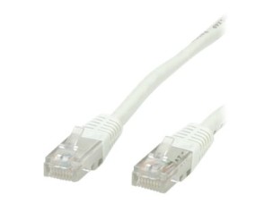 Roline patch cable - 7 m - white