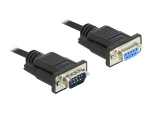 Delock - serial extension cable - DB-9 to DB-9 - 4 m
