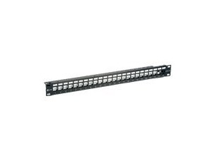 equip patch panel with cable management - 1U - 19"
