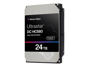 WD Ultrastar DC HC580 WUH722424AL5204 - hard drive - Data Centre - 24 TB - SAS 12Gb/s