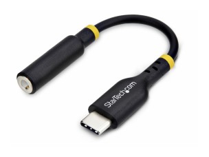 Startech USB-C Audio Adapter to 3.5mm TRRS Jack, Headphone Aux Dongle - USB-C to headphone jack adapter - 12.7 cm