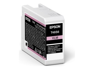 Epson T46S6 - vivid light magenta - original - ink tank