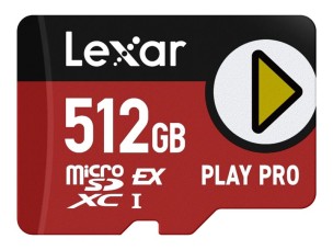 Lexar PLAY PRO - flash memory card - 512 GB - microSDXC UHS-I