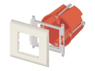 Delock Easy 45 - frame - white, RAL 9003