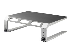 Startech Monitor Riser Stand - For up to 32" Monitor - Height Adjustable - Computer Monitor Riser - Steel and Aluminum (MONSTND) stand - for Monitor