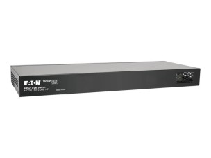 Eaton Tripp Lite series 8-Port IP Cat5 KVM Switch Compact 1+1 User Rackmount - KVM switch - 8 ports - rack-mountable - TAA Compliant