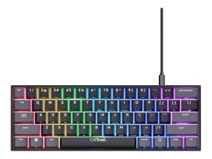 Trust GXT 867 ACIRA - keyboard - mechanical - 60% mini - black Input Device
