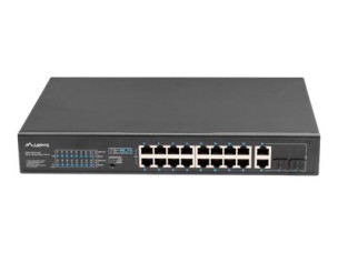 Lanberg RSFE-16P-2C-250 - switch - 16 ports - unmanaged - rack-mountable