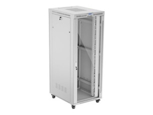 Lanberg FF01 series V2 - rack - 800 x 1000, flat pack, with glass door - 42U