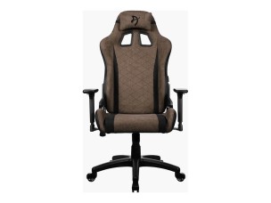 Arozzi Avanti - gaming chair - soft fabric, polyurethane leather, metal frame - brown