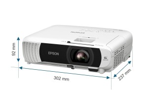 Epson EB-W55 - 3LCD projector - portable - 802.11n wireless / Miracast - white
