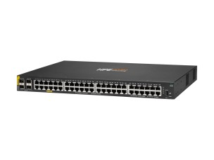 HPE Aruba Networking CX 6000 48p 10M/100M/1G Class4 PoE 4p SFP 1G 370W Switch - switch - 48 ports - Managed - rack-mountable