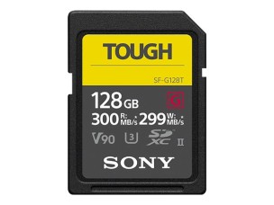 Sony SF-G series TOUGH SF-G128T - flash memory card - 128 GB - SDXC UHS-II