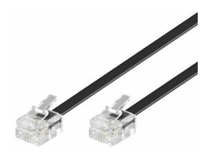 MicroConnect Modular - phone cable - 2 m - black