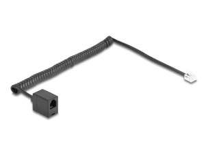 Delock phone cable - 2 m - black