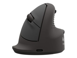 Fellowes Breyta Plus+ - vertical mouse - small - Bluetooth, 2.4 GHz, USB-C - black