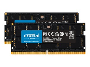 Crucial - DDR5 - kit - 128 GB: 2 x 64 GB - SO-DIMM 262-pin - 5600 MHz / PC5-44800