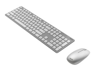 ASUS W5000 - keyboard and mouse set - 100% - QWERTY - white Input Device