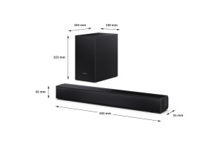 Sharp HT-SBW121 - sound bar system - for TV - wireless