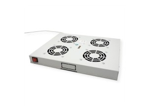 Roline - rack fan - 4 fans, with thermostat - 1U