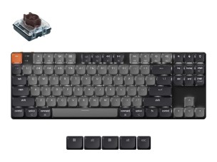 Keychron K1 - Version 6 - keyboard - QMK , mechanical - 80% TKL Input Device