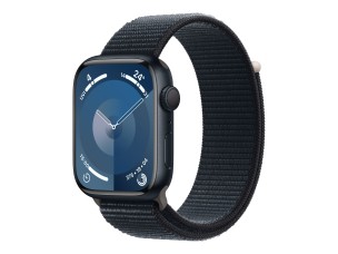 Apple Watch Series 9 (GPS) - midnight aluminium - smart watch with sport loop - midnight - 64 GB