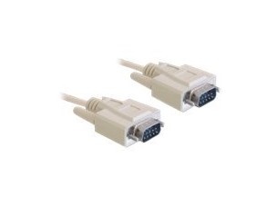 Delock - serial cable - DB-9 to DB-9 - 10 m