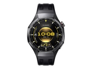 Huawei Watch GT 6 Pro - titanium alloy - smart watch with strap - black - black