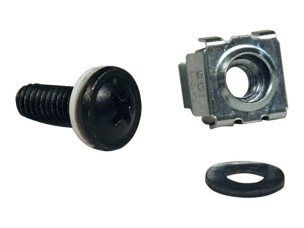 Eaton Tripp Lite Series Rack Enclosure Square Hole Hardware M5 Screws & Washers 50PC - rack screws, nuts and washers