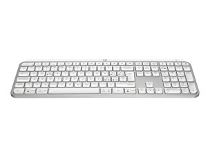 Logitech MX Keys S - keyboard - QWERTY - Nordic (Danish/Finnish/Norwegian/Swedish) - pale grey Input Device