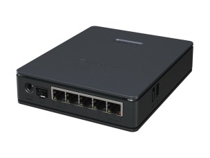 MikroTik hAP ax S - wireless router - Wi-Fi 6 - desktop, wall-mountable