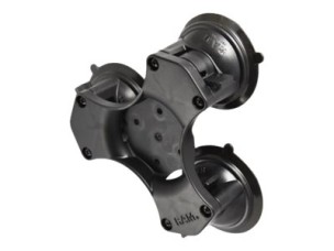 RAM Triple Suction Cup Base with AMPs Hole Pattern - mounting base