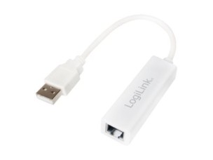 LogiLink USB 2.0 to Fast Ethernet RJ45 Adapter - network adapter - USB 2.0 - 10/100 Ethernet