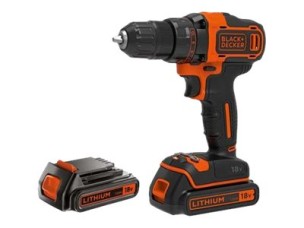 BLACK+DECKER BDCDD186KB-QW - drill/driver - cordless - 2 batteries