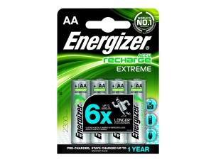 Energizer Recharge Extreme battery - 4 x AA type - NiMH