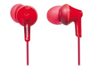 Panasonic RP-HJE125E-R - earphones - 3.5 mm jack
