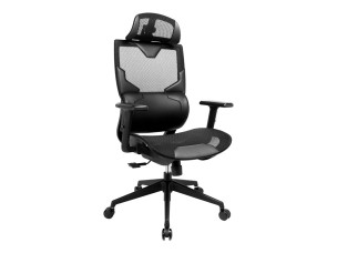 Sandberg ErgoFusion - gaming chair - polyurethane leather, mesh fabric