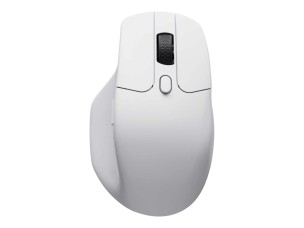 Keychron M6 - mouse - 2.4 GHz, USB-C, Bluetooth 5.3 - white
