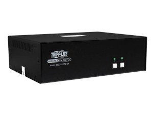 Tripp Lite Secure KVM Switch, 2-Port, Dual Head, DisplayPort to DisplayPort, 4K, NIAP PP4.0, Audio, TAA - KVM / audio switch - 2 ports - TAA Compliant